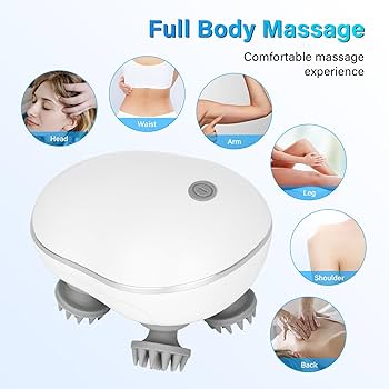 Electric Head,Scalp Massager | Rechargeable Head Kneading Massage Machine | 3 Speed Mode Handheld.Portable,Scalp Scratcher Body Massager for Hair Growth,Deep Clean & Stress Relaxation